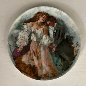 Sarah Bernhardt Marguerite dan La Dame aux Camelias Limoges Plate